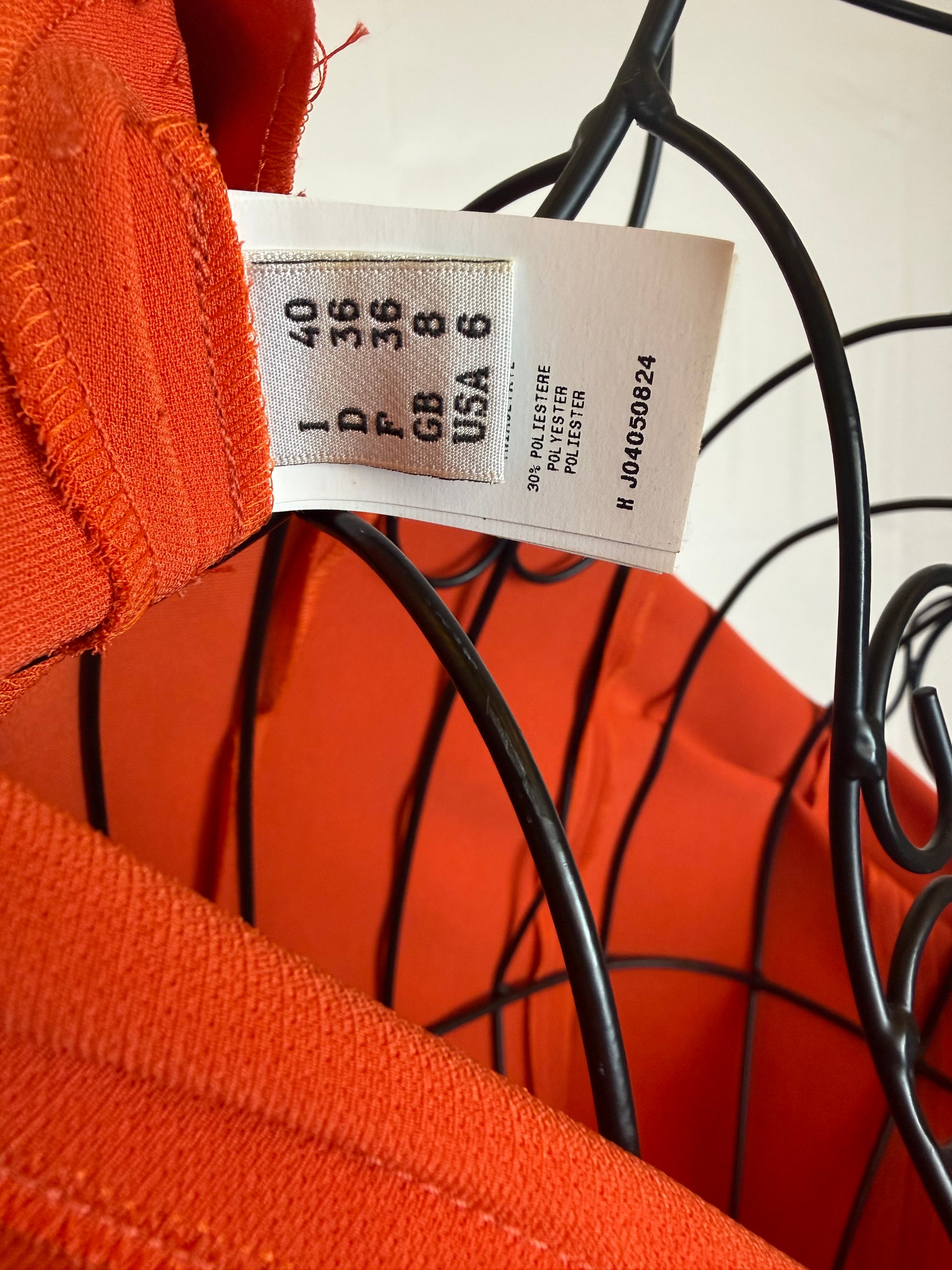 Boutique Moschino Abito da Sera Monospalla Arancio Bruciato - Pally Vintage Closet