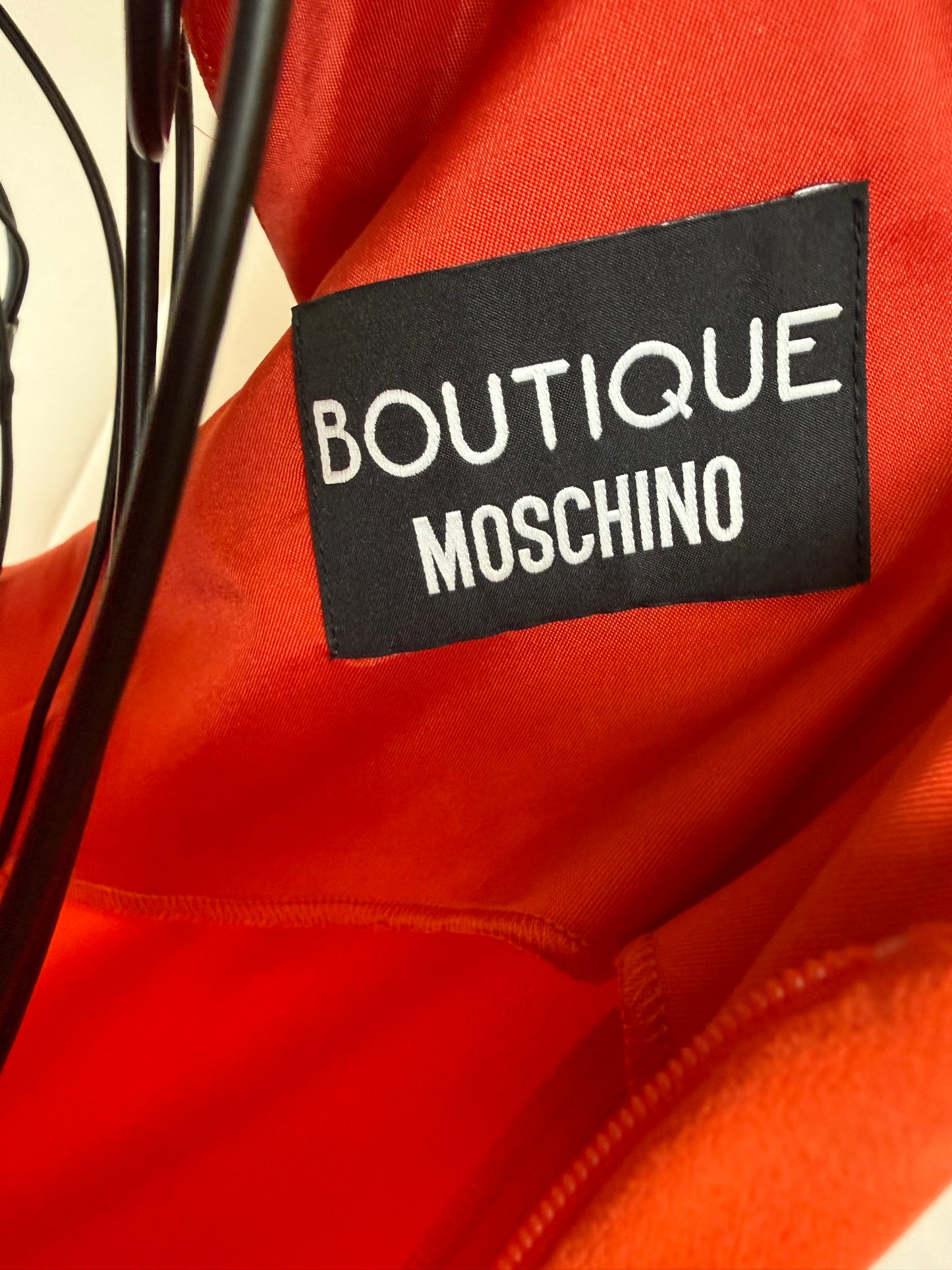 Boutique Moschino Abito da Sera Monospalla Arancio Bruciato - Pally Vintage Closet