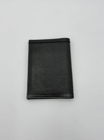 Bulgari Portafoglio con Doppio Anello Dorato Nero - Pally Vintage Closet