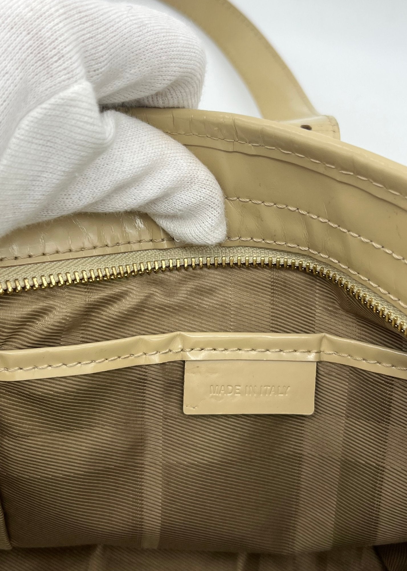 Burberry Borsa Tote a Spalla Vintage Beige