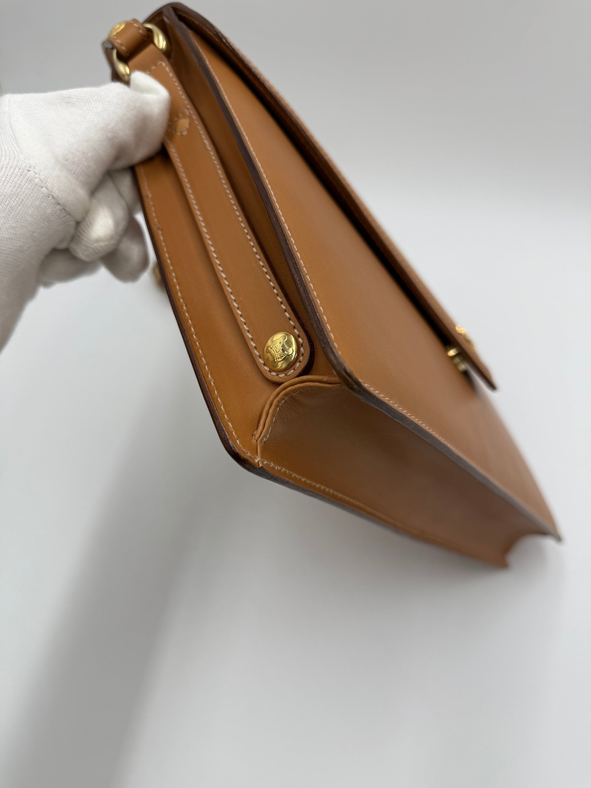 Céline Borsa Envelope Vintage in Pelle Cammello - Pally Vintage Closet