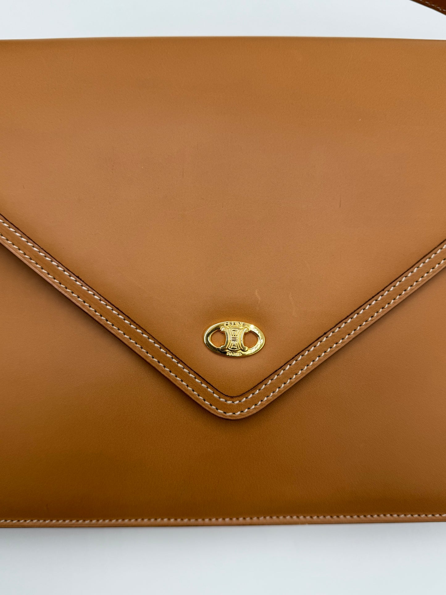 Céline Borsa Envelope Vintage in Pelle Cammello - Pally Vintage Closet