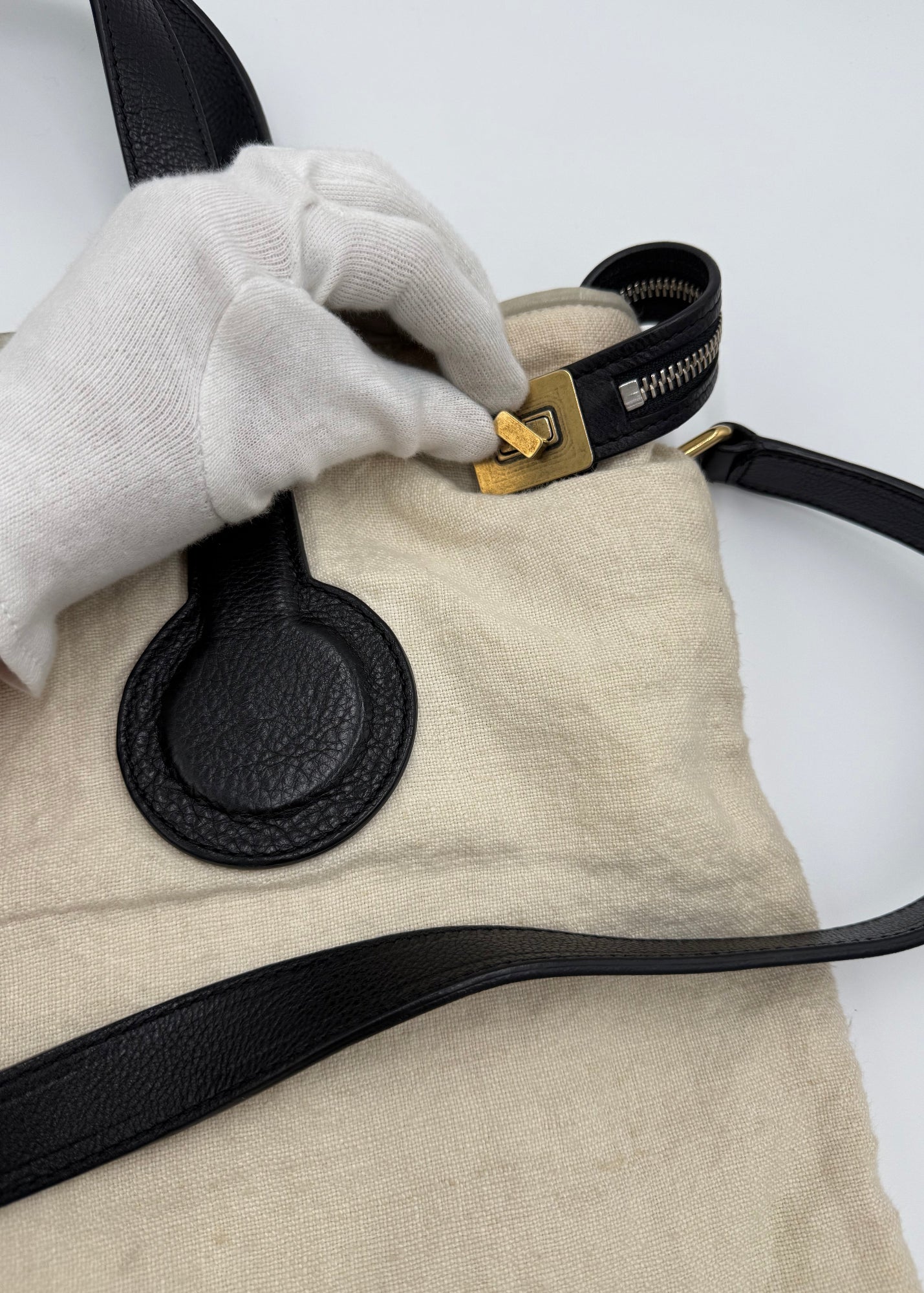 Céline Borse Tote Mickey Limited Edition in Tela e Pelle Avorio