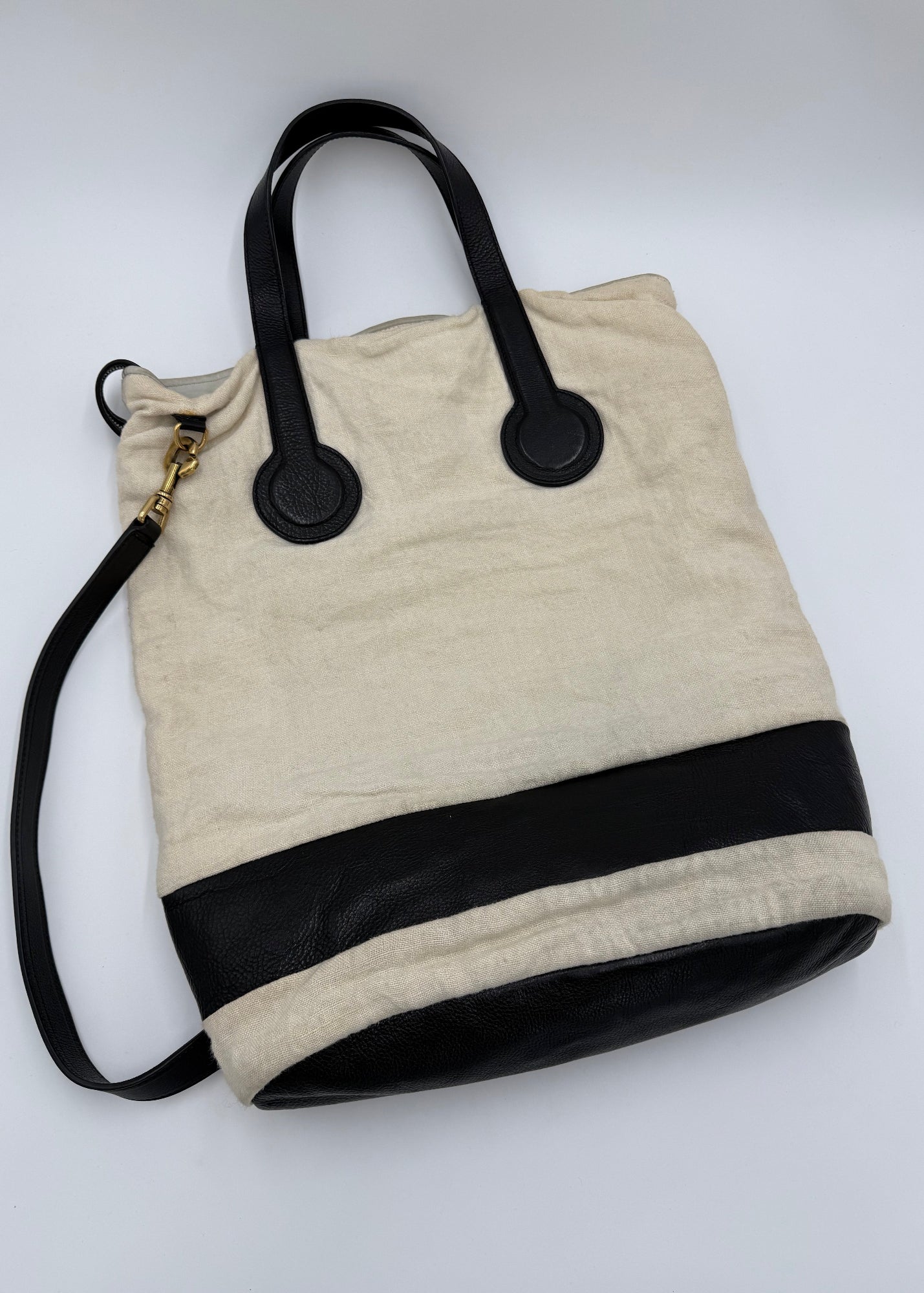 Céline Borse Tote Mickey Limited Edition in Tela e Pelle Avorio