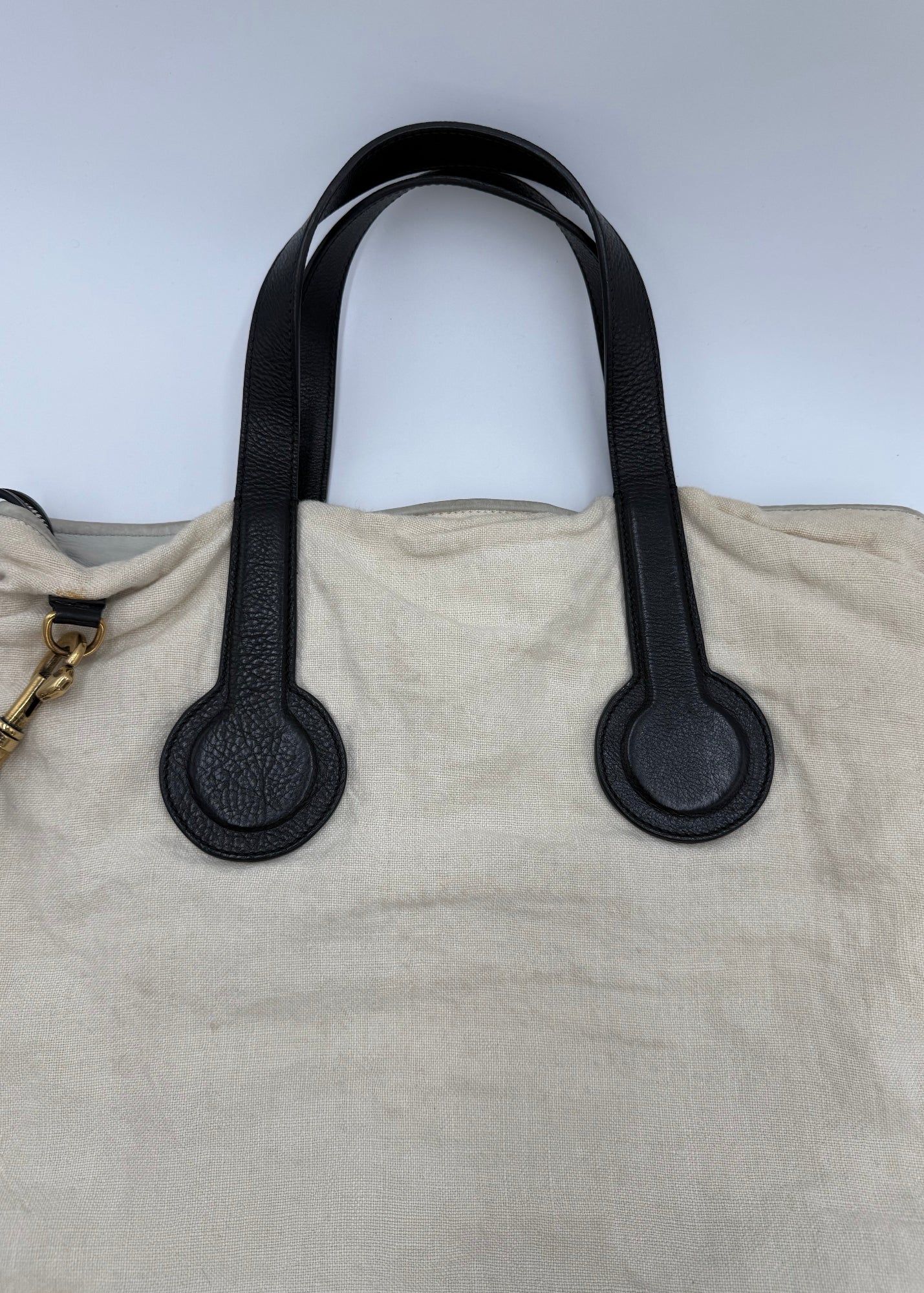 Céline Borse Tote Mickey Limited Edition in Tela e Pelle Avorio