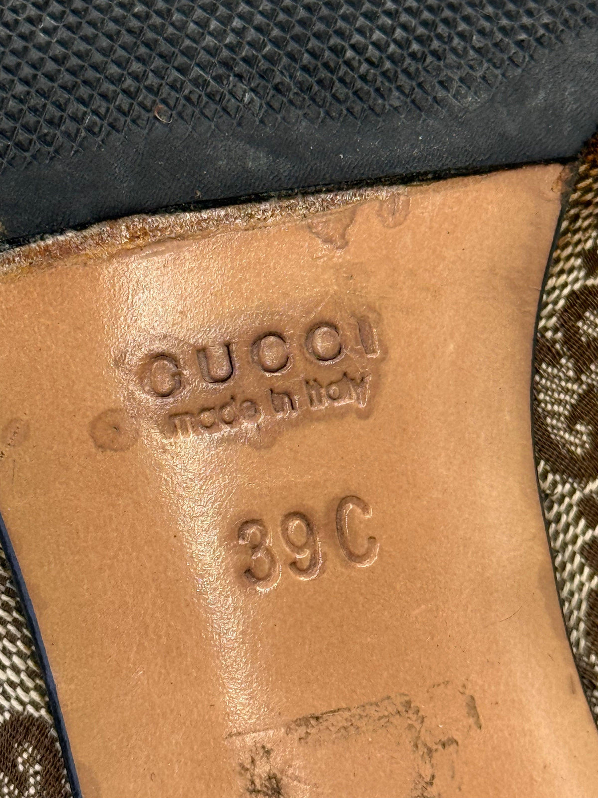 Gucci Stivali al Ginocchio Vintage by Tom Ford GG Monogram Canvas Beige