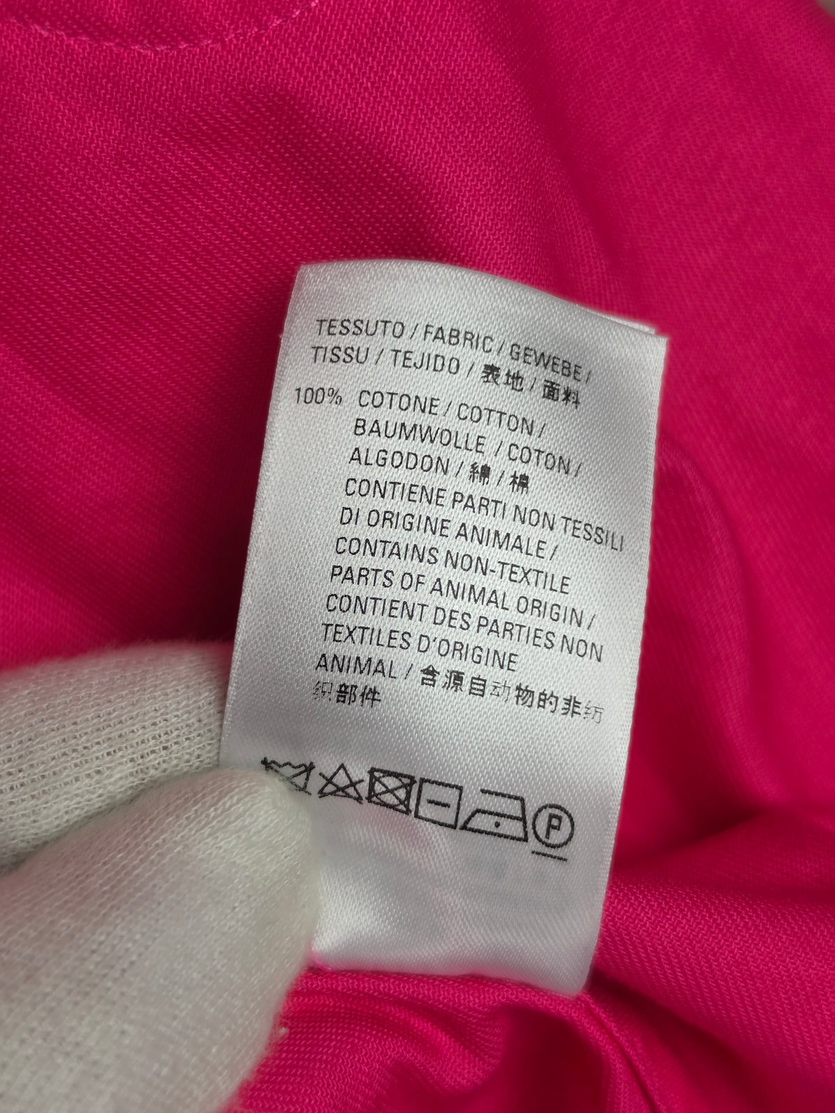 Camicia Balenciaga Double Sleeve in Cotone Fucsia - Pally Vintage Closet