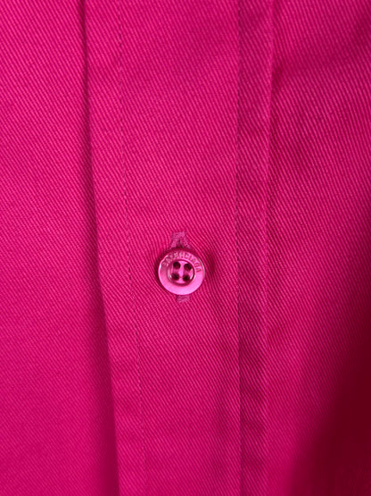 Camicia Balenciaga Double Sleeve in Cotone Fucsia - Pally Vintage Closet