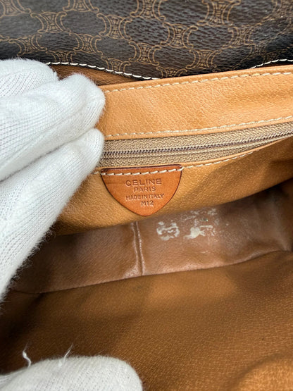 Celine-Borsa-Vintage-Postina-in-Macadam-Canvas-Marrone-70135131111748 - Pally Vintage Closet