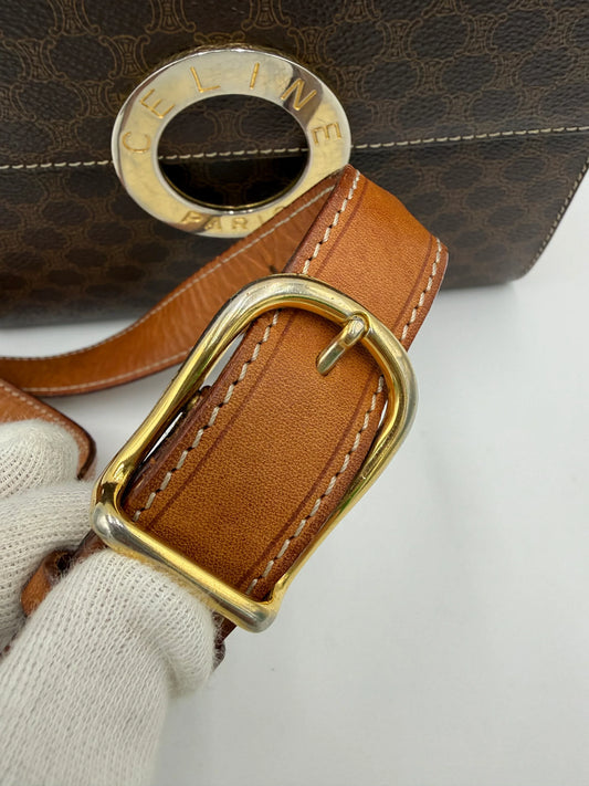 Celine-Borsa-Vintage-Postina-in-Macadam-Canvas-Marrone-70135131472196 - Pally Vintage Closet