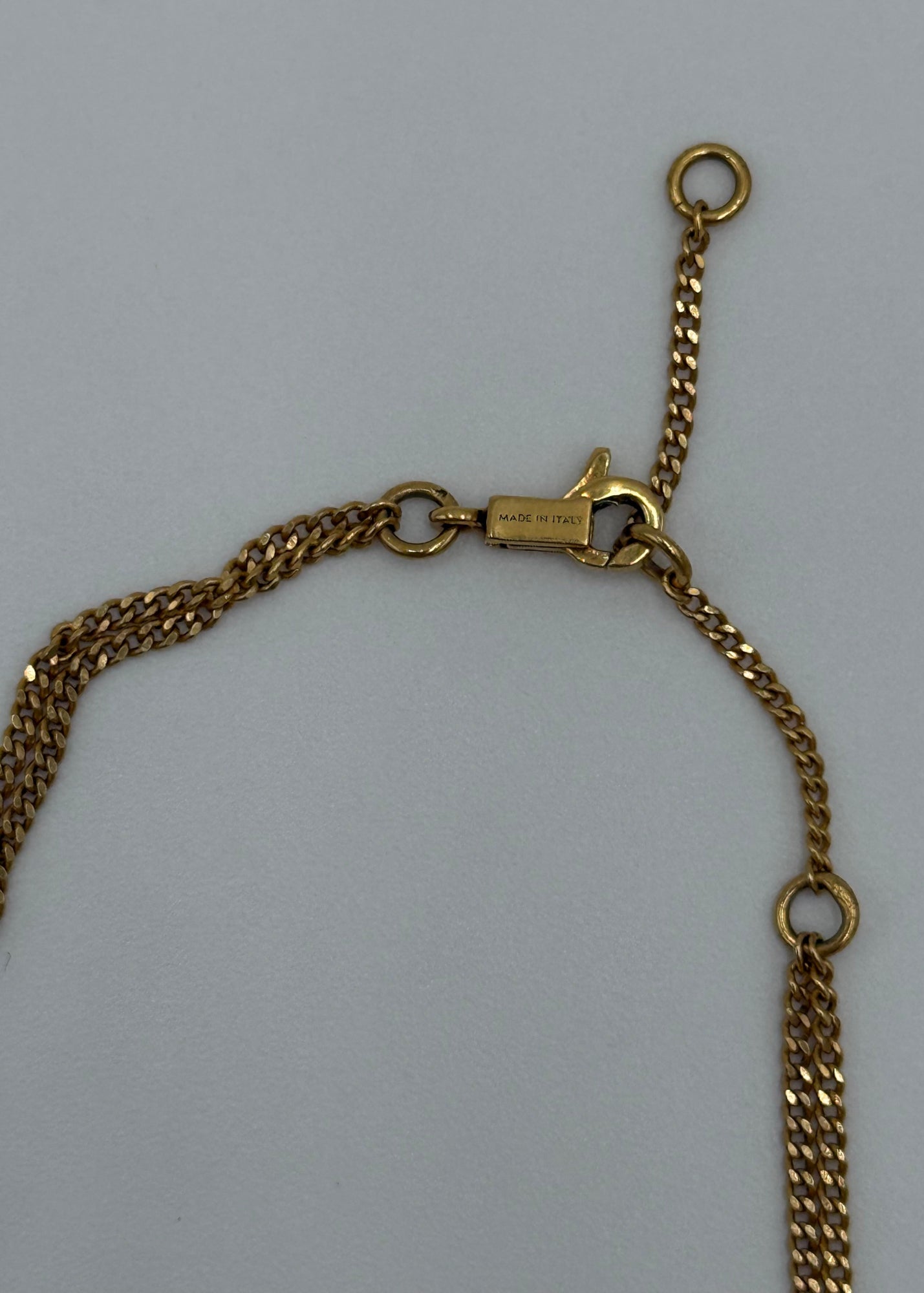 Celine Collana Triomphe in Ottone Finitura Oro