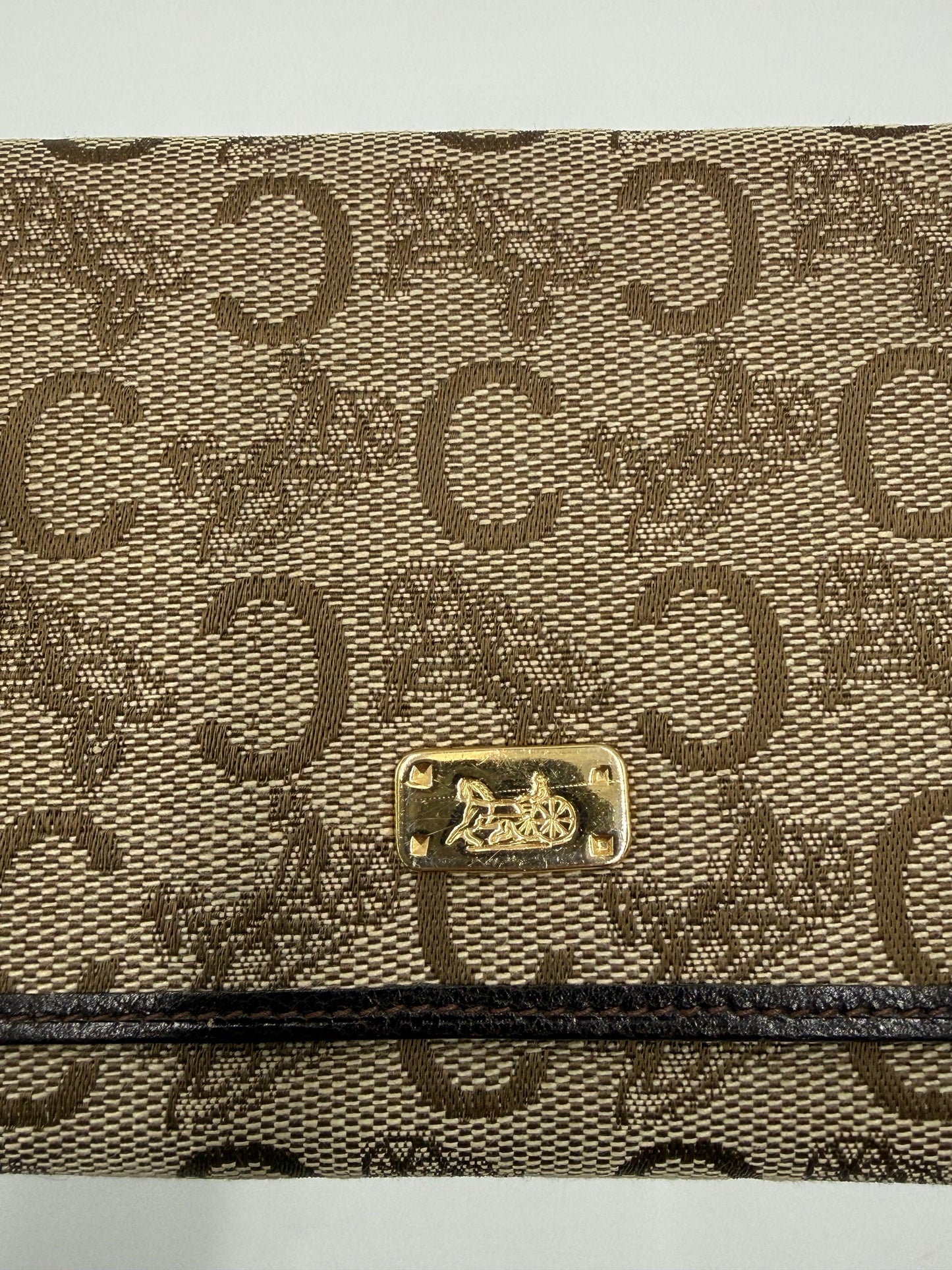 Celine-Portafoglio-Vintage-C-Sulkies-in-Canvas-e-Pelle-Beige-70560917750084 - Pally Vintage Closet