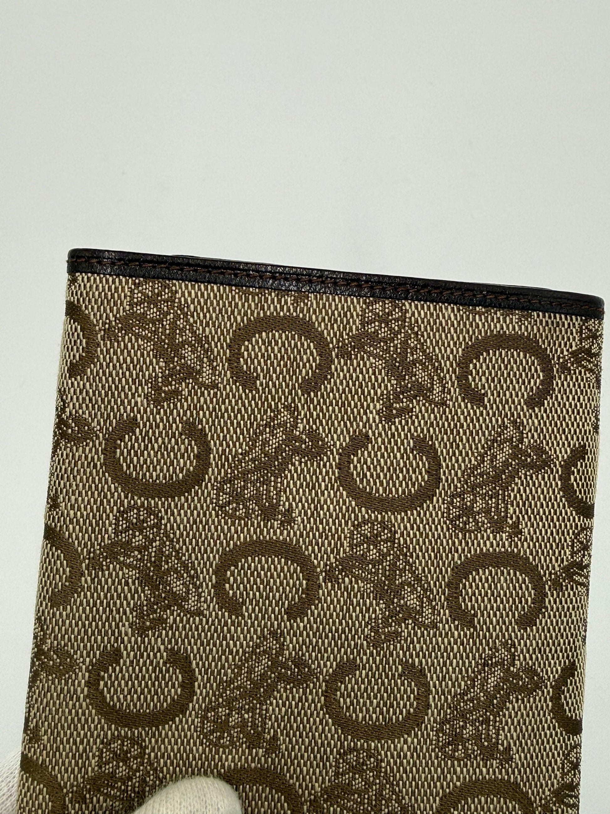 Celine-Portafoglio-Vintage-C-Sulkies-in-Canvas-e-Pelle-Beige-70560917782852 - Pally Vintage Closet