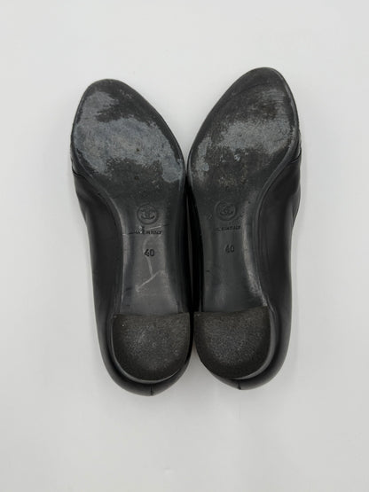Chanel-Ballerine-Vintage-Pelle-Nera-e-Punta-Matelass-70263873569092 - Pally Vintage Closet