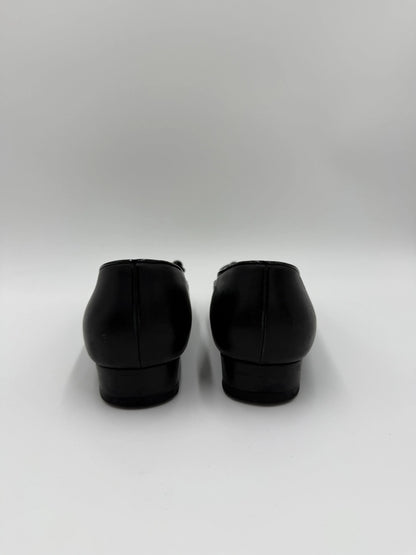 Chanel-Ballerine-Vintage-Pelle-Nera-e-Punta-Matelass-70263873896772 - Pally Vintage Closet