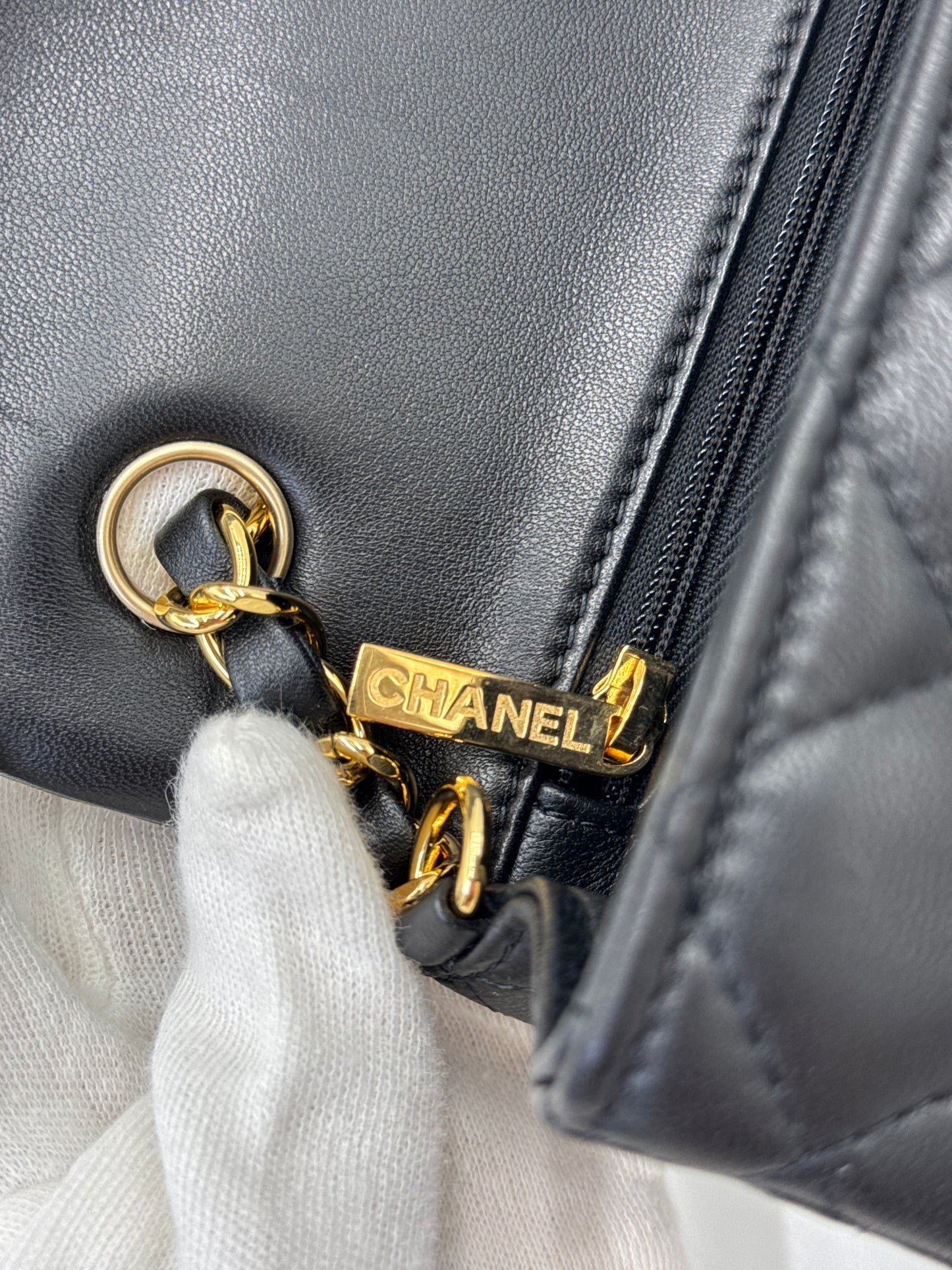 Chanel Borsa Classic Mini Rectangular Flap Bag Nero