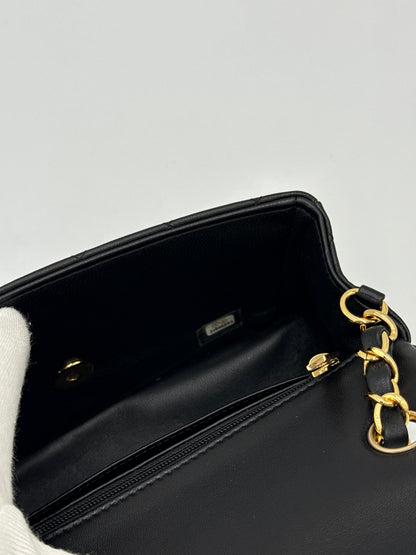 Chanel Borsa Classic Mini Rectangular Flap Bag Nero