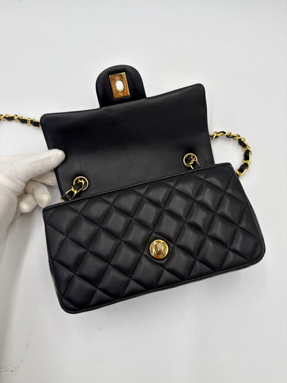 Chanel Borsa Classic Mini Rectangular Flap Bag Nero