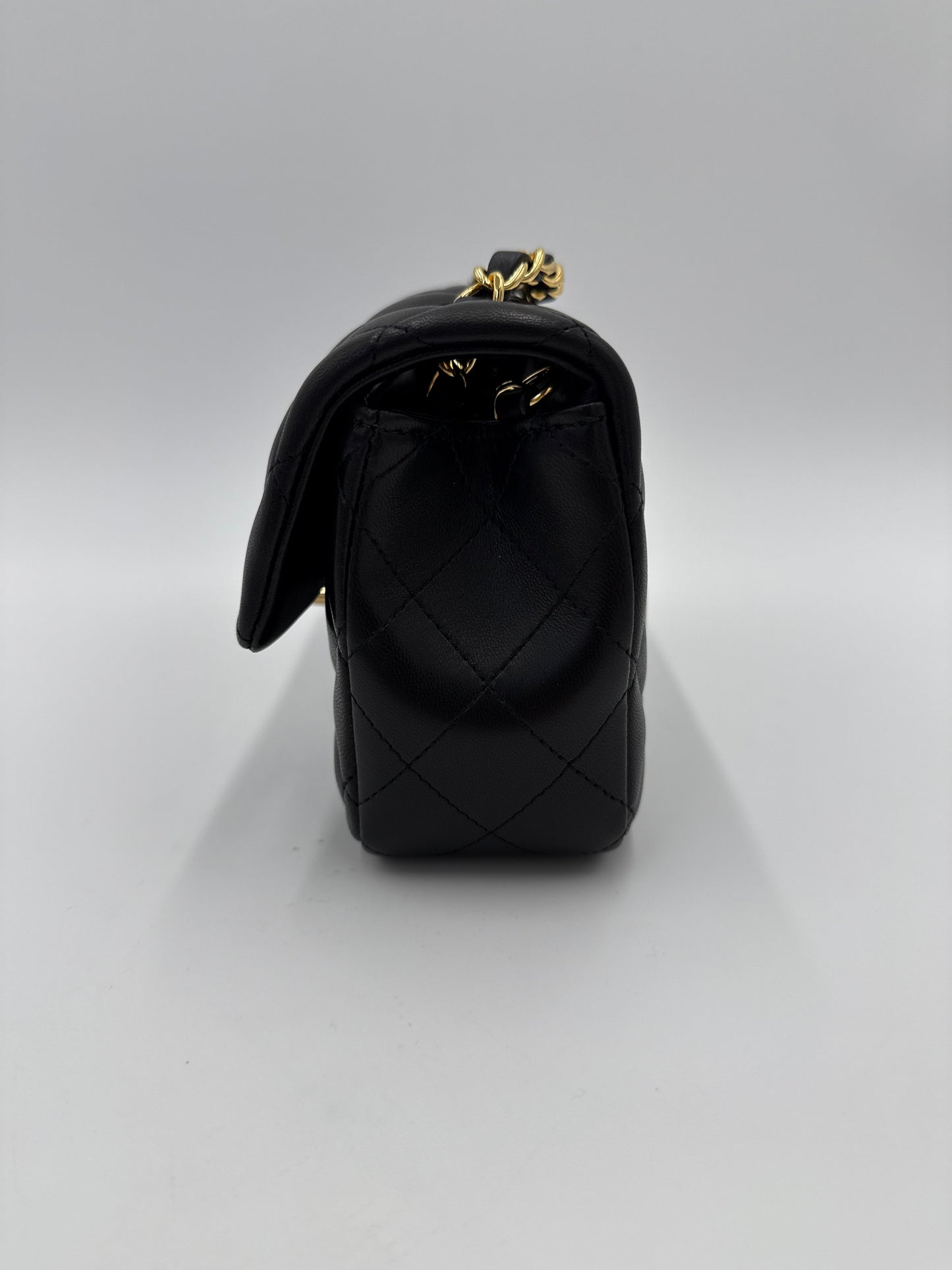 Chanel Borsa Classic Mini Rectangular Flap Bag Nero