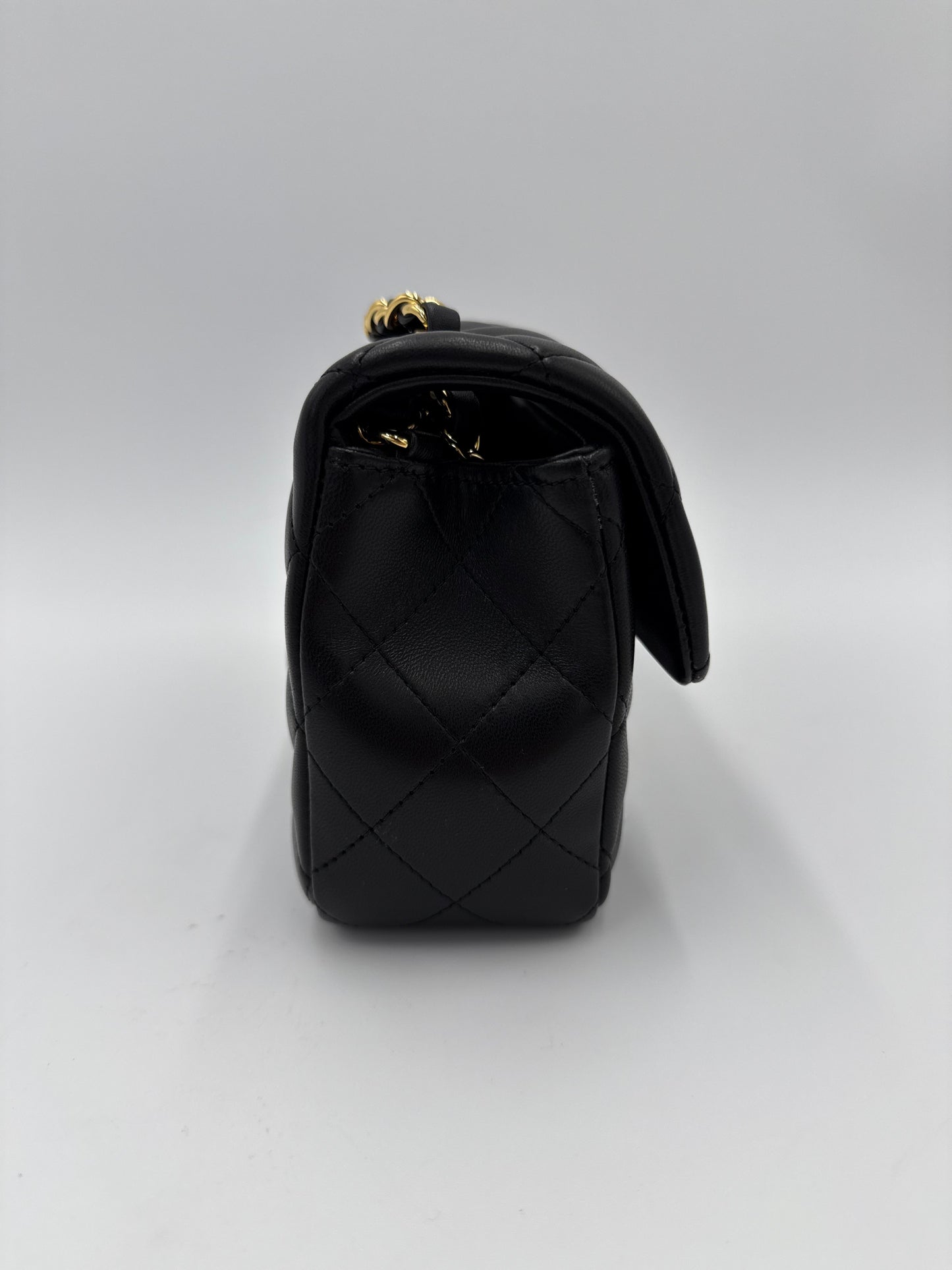 Chanel Borsa Classic Mini Rectangular Flap Bag Nero