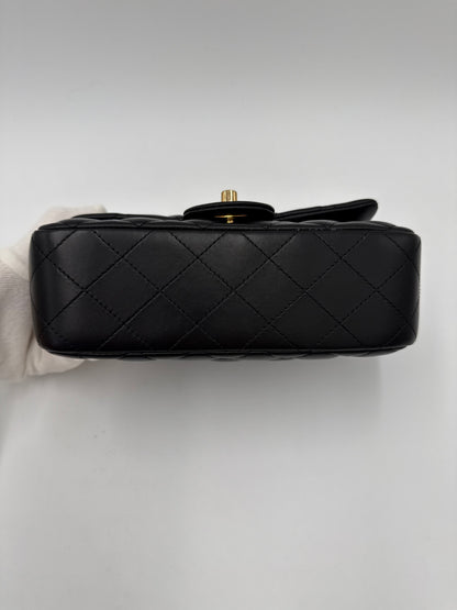 Chanel Borsa Classic Mini Rectangular Flap Bag Nero