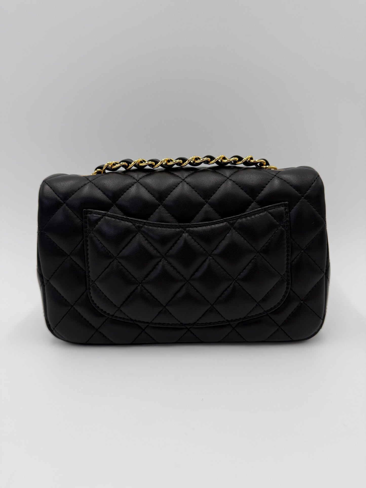 Chanel Borsa Classic Mini Rectangular Flap Bag Nero