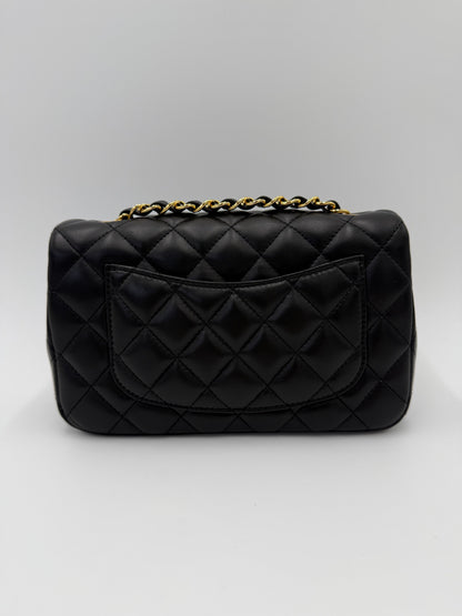Chanel Borsa Classic Mini Rectangular Flap Bag Nero