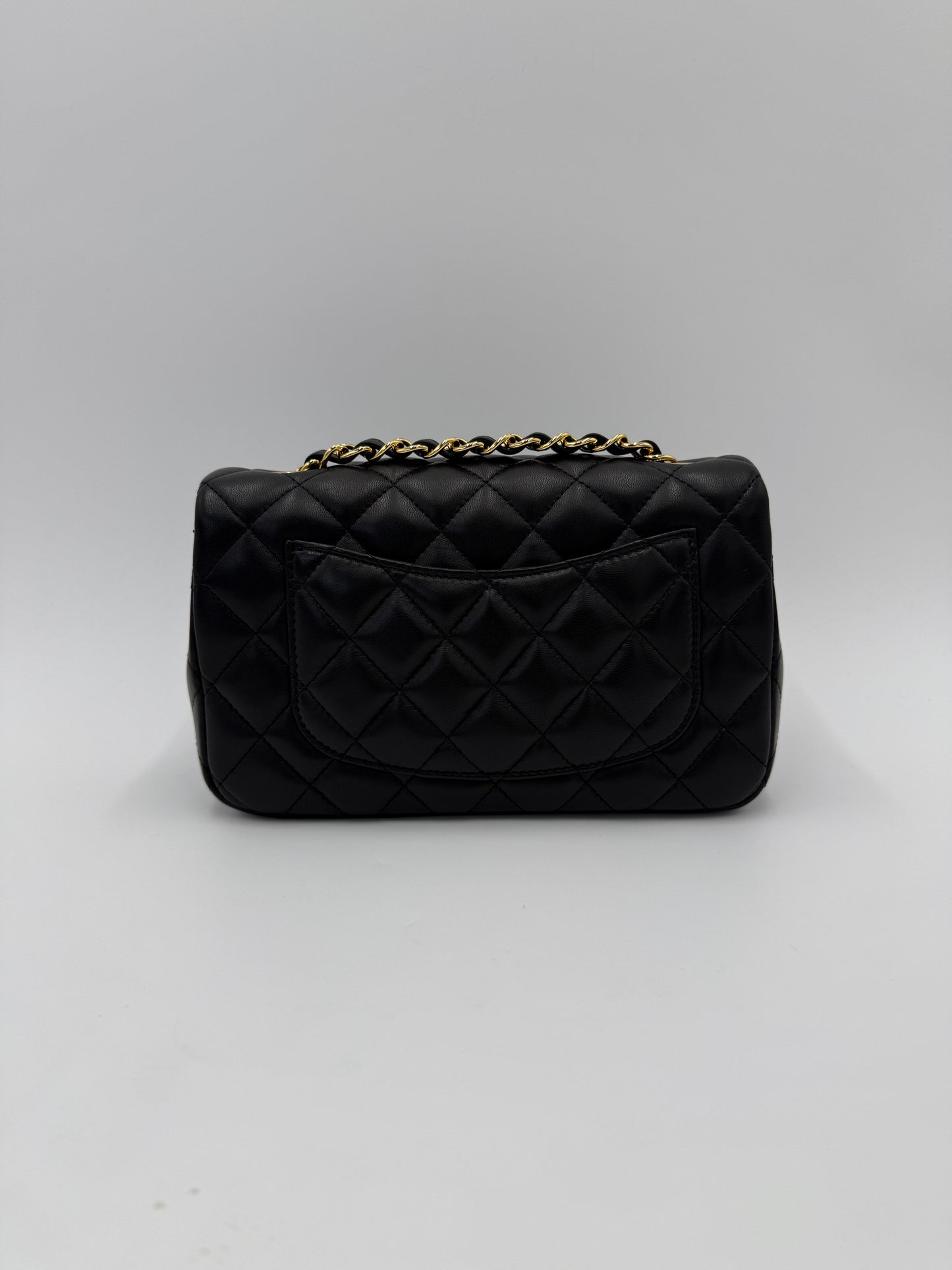 Chanel Borsa Classic Mini Rectangular Flap Bag Nero