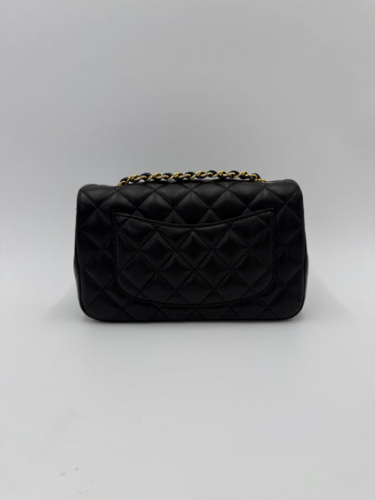 Chanel Borsa Classic Mini Rectangular Flap Bag Nero