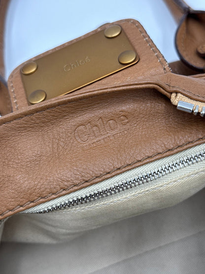 Chloé Borsa Paddington Vintage Media in Pelle Marrone Gazelle - Pally Vintage Closet