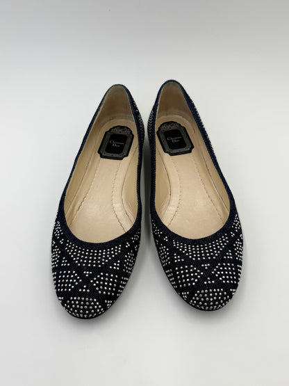 Christian Dior Ballerine Saga Vintage by John Galliano in Denim Blu Navy - Pally Vintage Closet