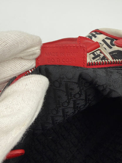 Christian Dior Borsa Hardcore Bowler John Galliano Bianca e Rossa - Pally Vintage Closet
