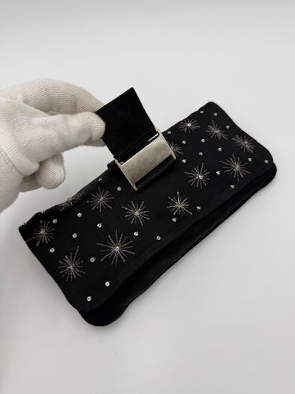 Christian Dior Fireworks Pouch Limited Edition 2004 by John Galliano Black