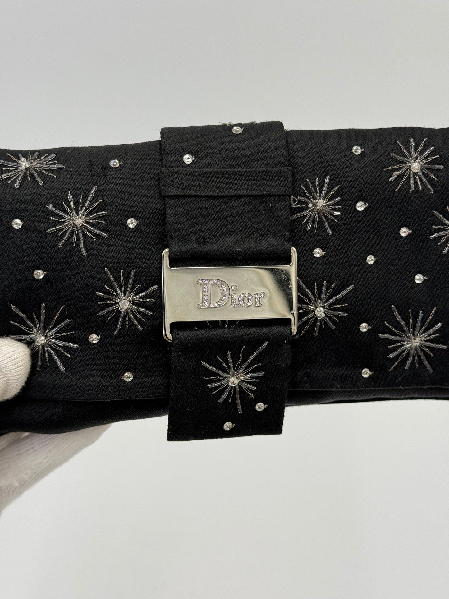 Christian Dior Fireworks Pouch Limited Edition 2004 by John Galliano Black