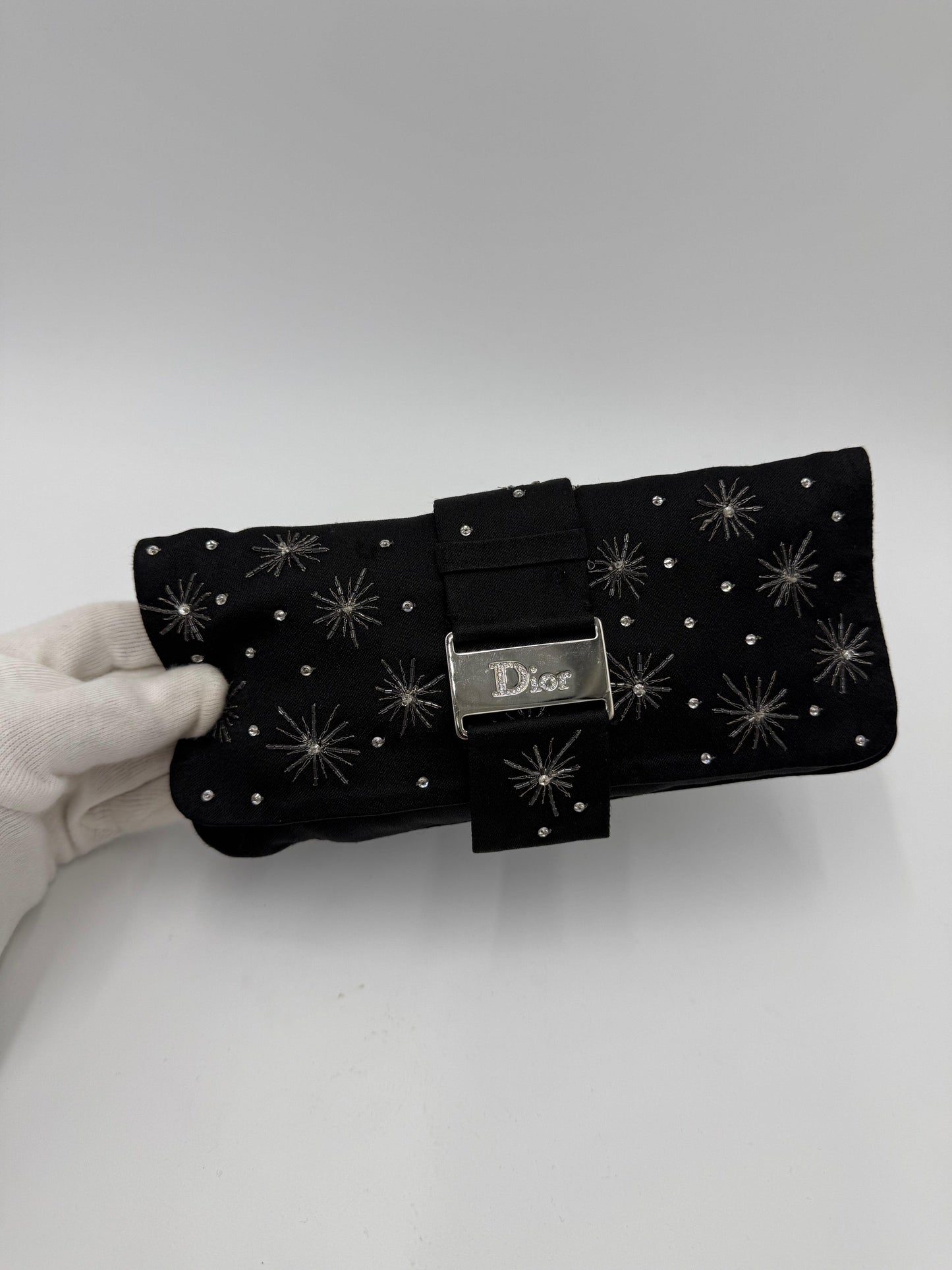 Christian Dior Fireworks Pouch Limited Edition 2004 by John Galliano Black