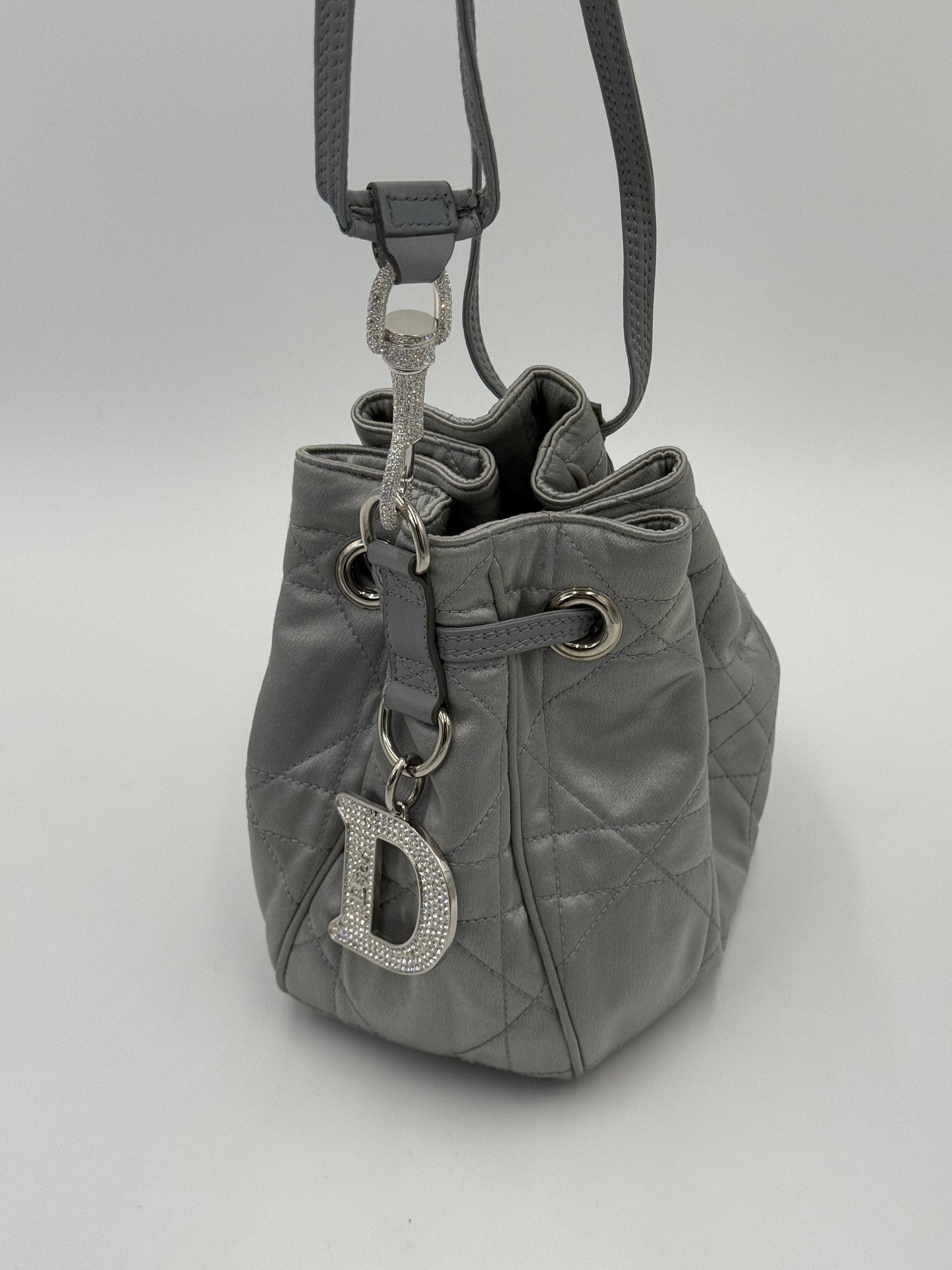 Christian Dior Secchiello Vintage Cannage Limited Edition by John Galliano Argento
