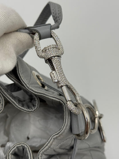 Christian Dior Secchiello Vintage Cannage Limited Edition by John Galliano Argento
