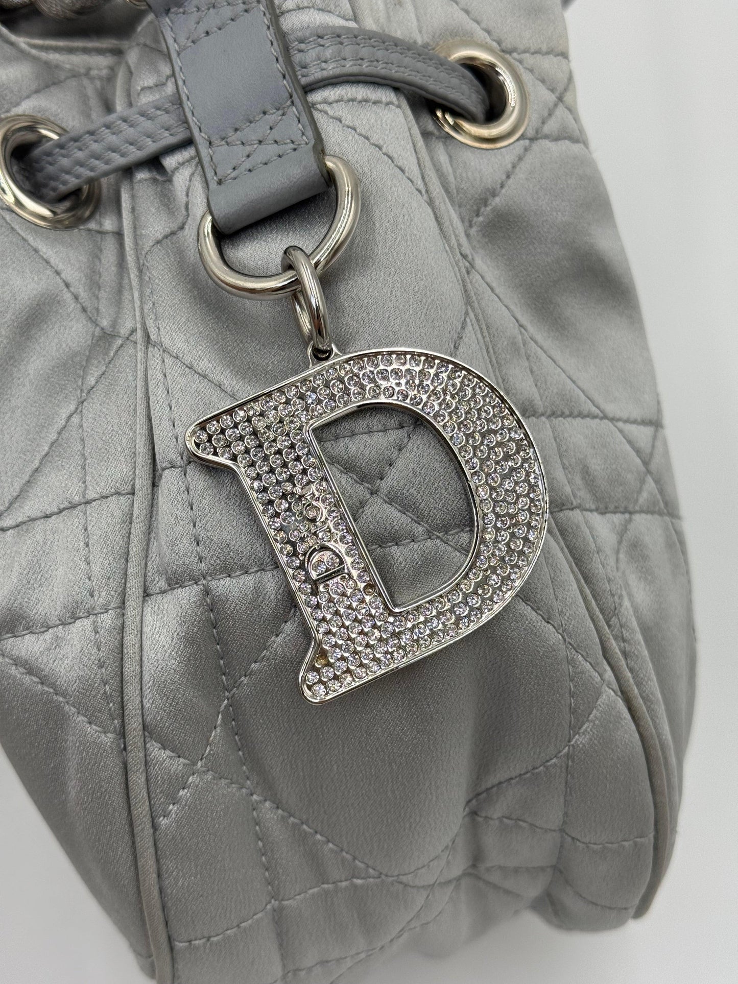 Christian Dior Secchiello Vintage Cannage Limited Edition by John Galliano Argento