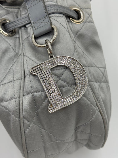 Christian Dior Secchiello Vintage Cannage Limited Edition by John Galliano Argento