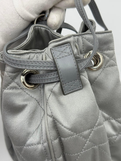 Christian Dior Secchiello Vintage Cannage Limited Edition by John Galliano Argento