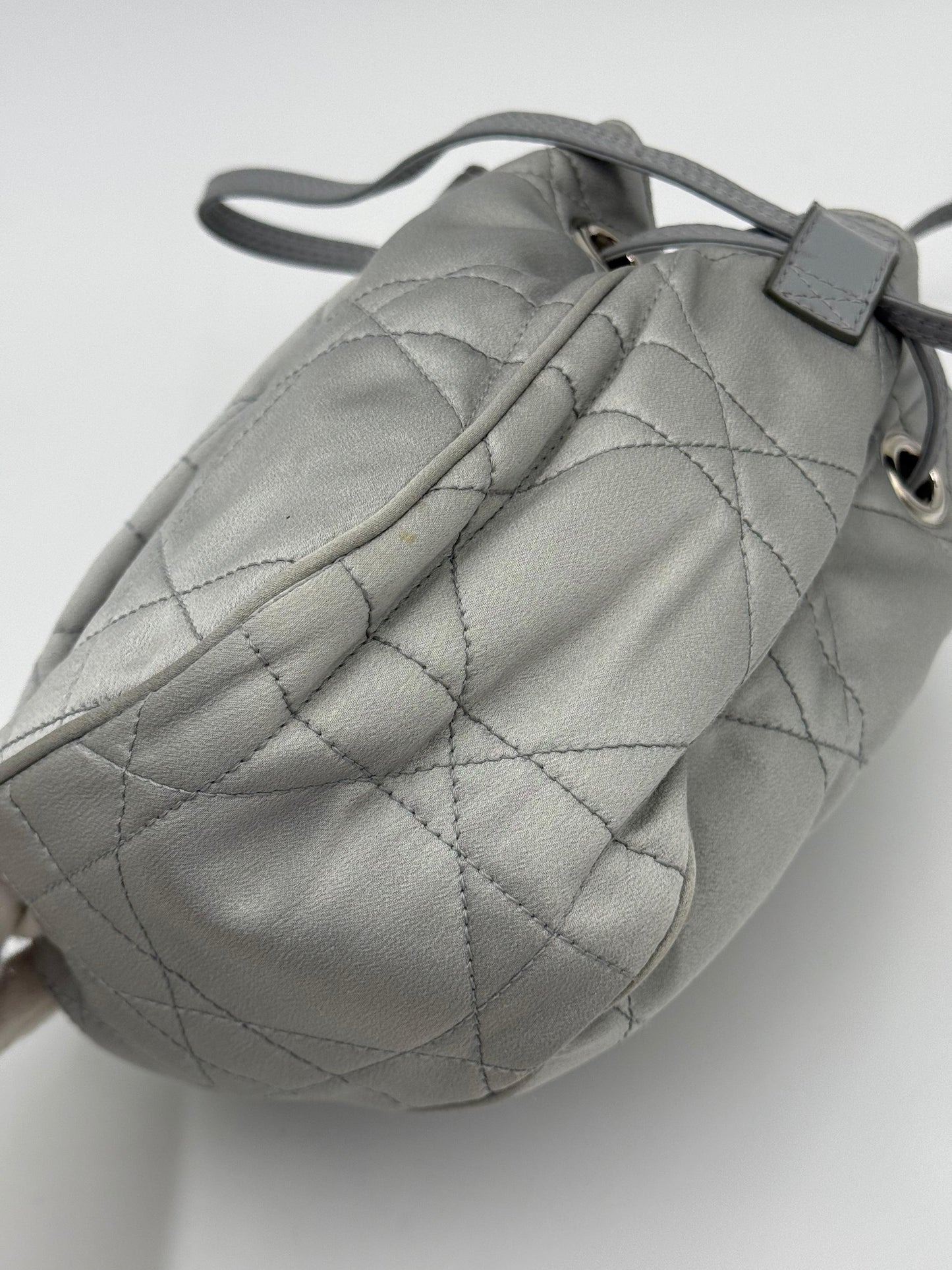 Christian Dior Secchiello Vintage Cannage Limited Edition by John Galliano Argento