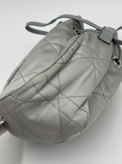 Christian Dior Secchiello Vintage Cannage Limited Edition by John Galliano Argento