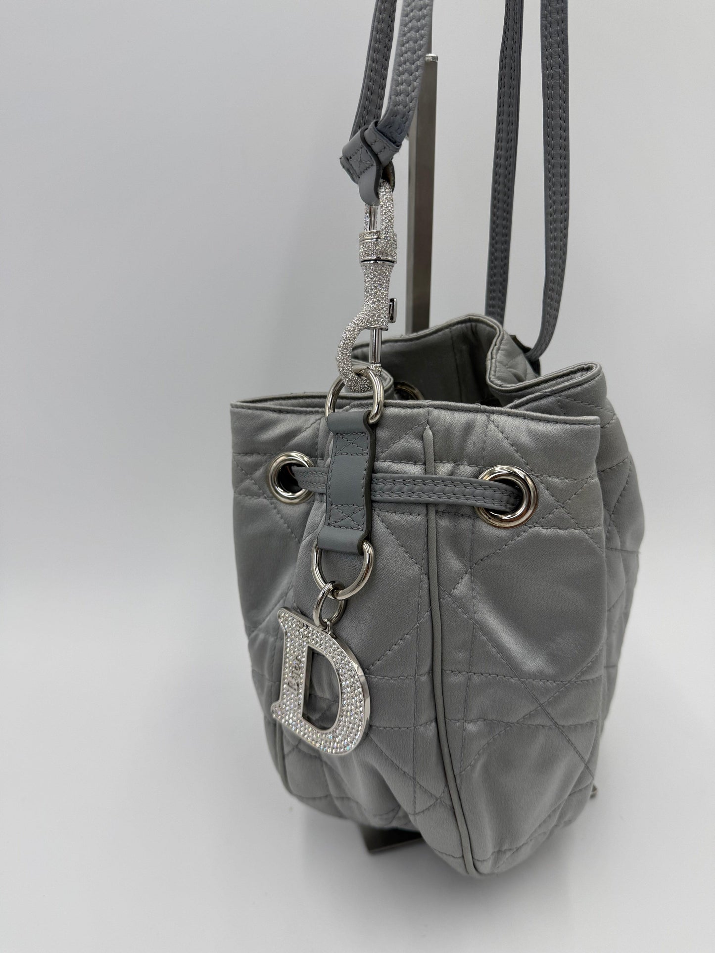 Christian Dior Secchiello Vintage Cannage Limited Edition by John Galliano Argento