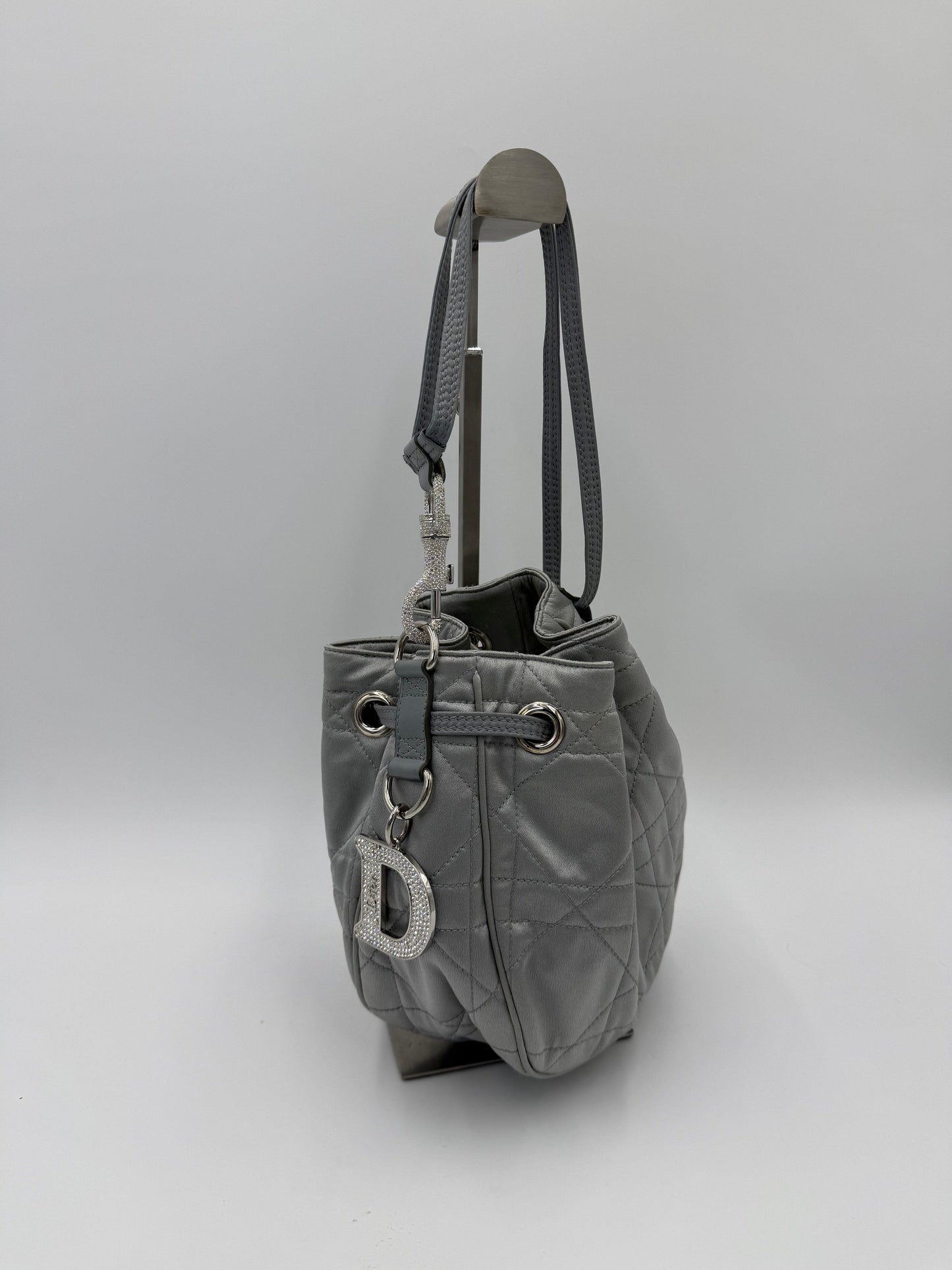 Christian Dior Secchiello Vintage Cannage Limited Edition by John Galliano Argento