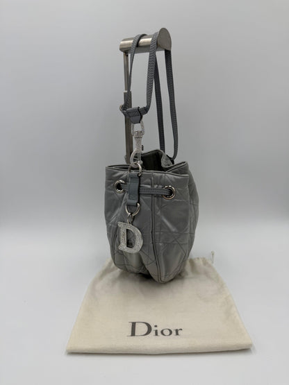 Christian Dior Secchiello Vintage Cannage Limited Edition by John Galliano Argento