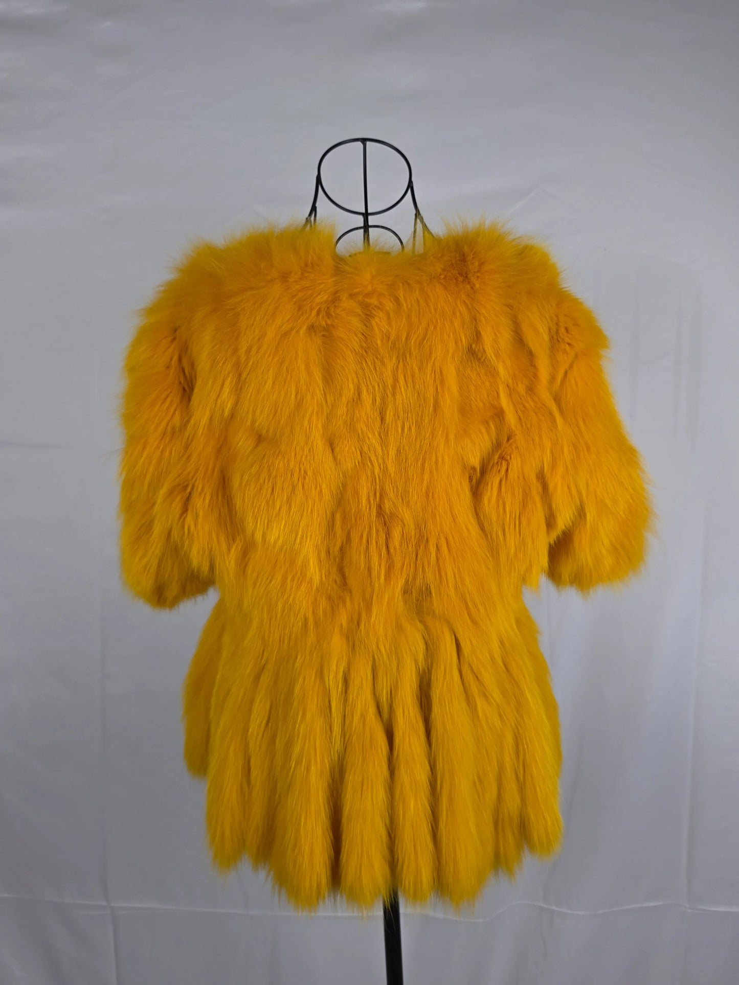 D&G Dolce e Gabbana Pelliccia Vintage con Interno Art-Print Giallo - Pally Vintage Closet