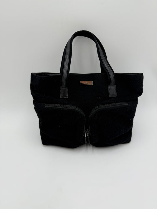 Gucci Borsa Vintage Tom Ford in Feltro Nera
