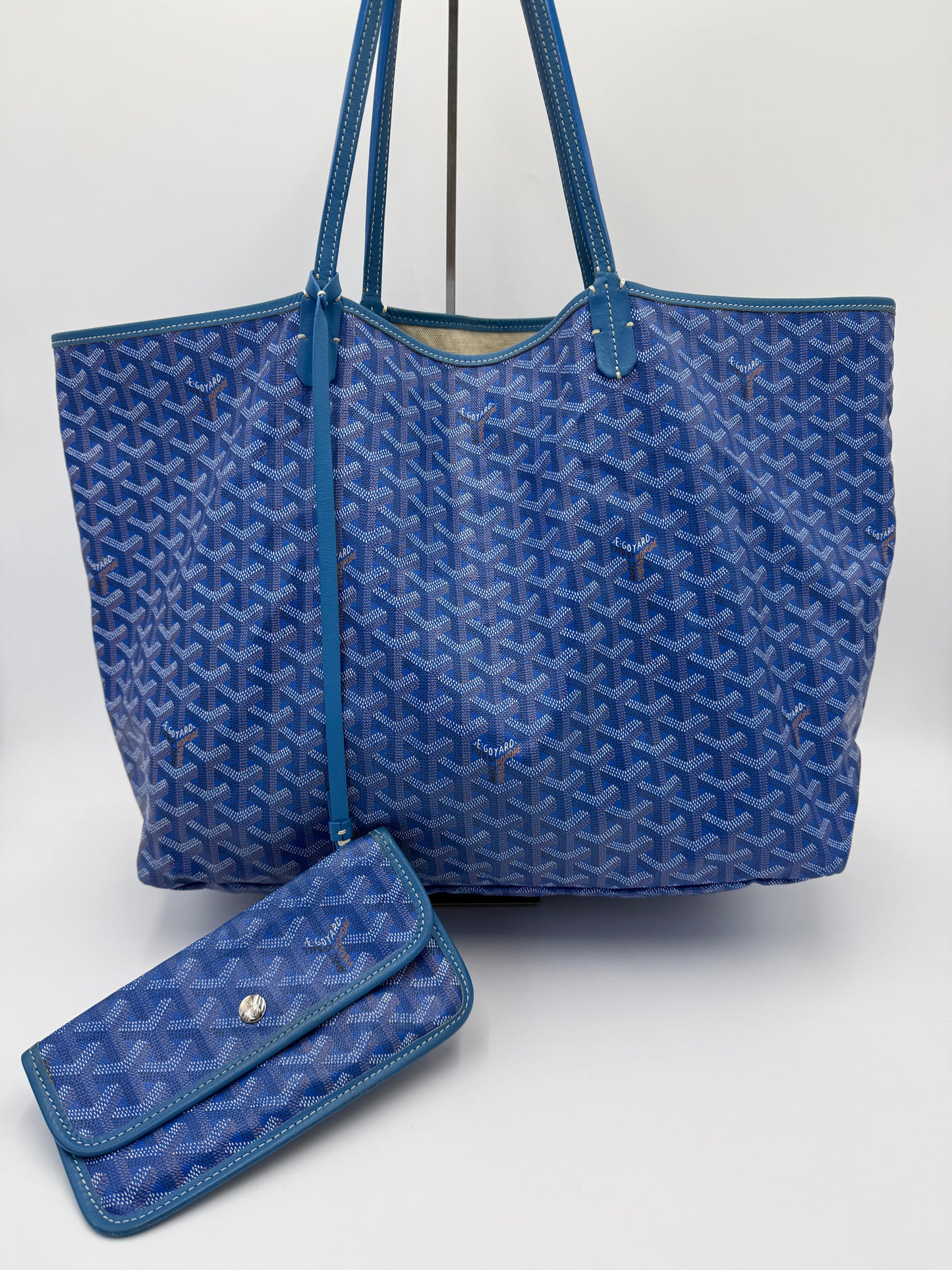 Goyard Borsa Saint Louis GM Blu Goyardine