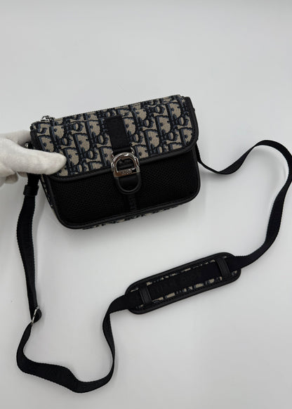 Dior Borsa Jacquard Oblique Beige e Nero