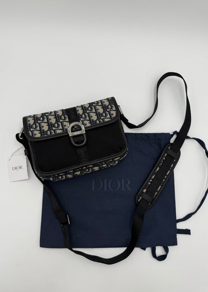 Dior Borsa Jacquard Oblique Beige e Nero